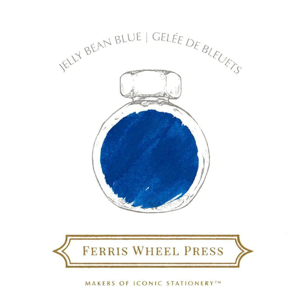 Ferris Wheel Press Bottled Ink - 38ml Jelly Bean Blue