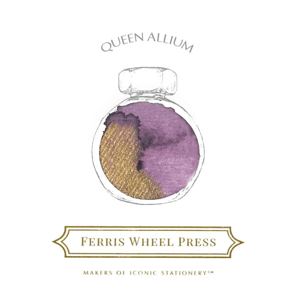 Ferris Wheel Press Bottled Ink - 38ml Queen Allium