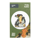 Today Is Art Day Enamel Pin - Frida Kahlo: Self-Portrait with Monkeys