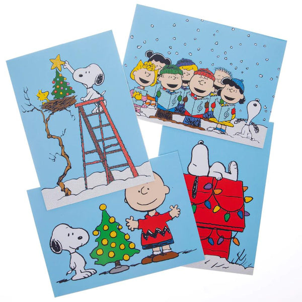 Graphique de France Holiday Boxed Cards 20pk - Peanuts