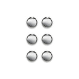 Quartet Magnets 6pk - Round Silver Tin