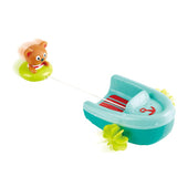 Hape Bath Toy - Tubing Pull-Back Boat