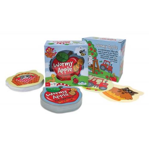 Outset Media Wormy Apple Matching Card Game