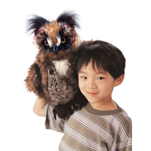 Folkmanis Hand Puppet - Great Horned Owl