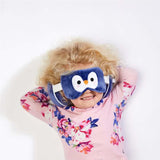 Relaxeazzz Cutiemals Kids Travel Pillow & Sleep Mask Set - Penguin
