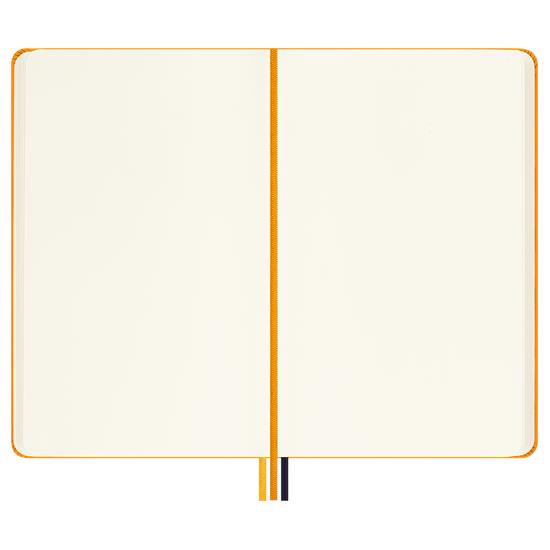 Moleskine x K-Way Large Plain Hardcover Notebook - Orange