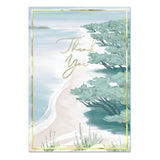 Punch Studio Thank You Cards 12pk Water's Edge