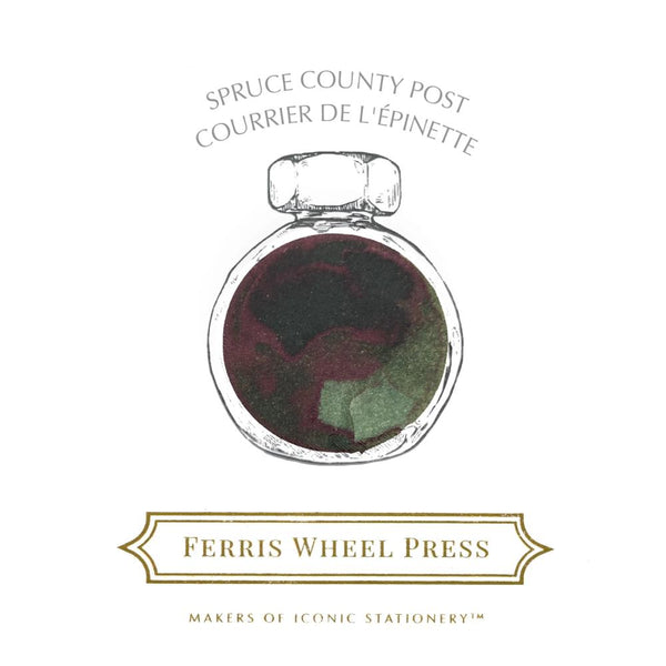 Ferris Wheel Press Bottled Ink - 38ml Spruce County Post