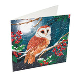 DIY Crystal Art Card Kit - Barn Owl
