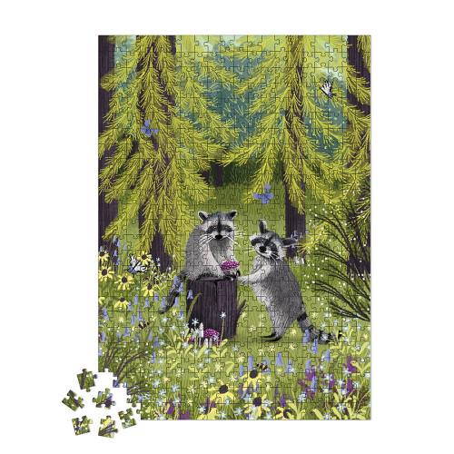 Janod 500pc Puzzle - Raccoon Bandits