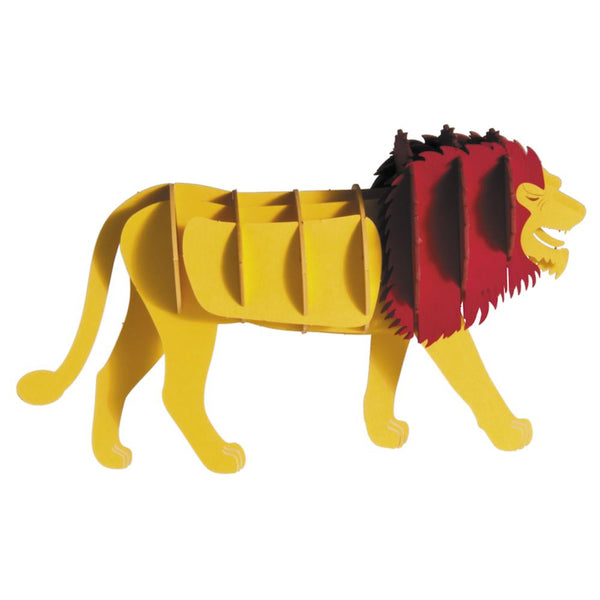 Fridolin 3D Paper Model - Lion