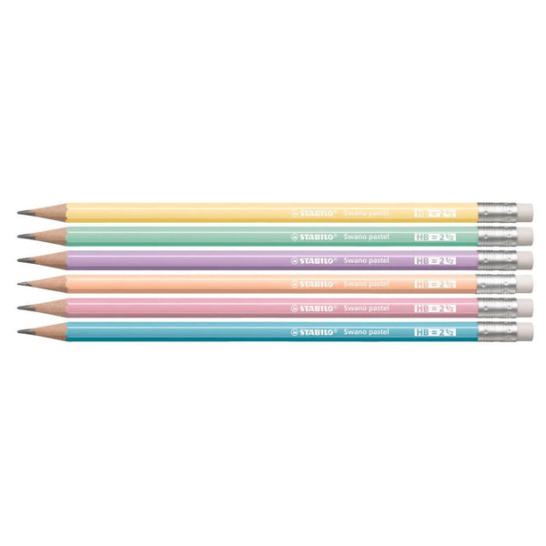 Stabilo Swano Pencils 6pk HB Lead