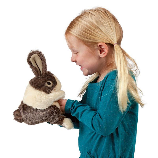 Folkmanis Hand Puppet - Baby Dutch Rabbit