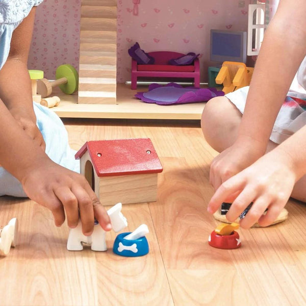 Le Toy Van Wooden Play Set - Dog & Cat