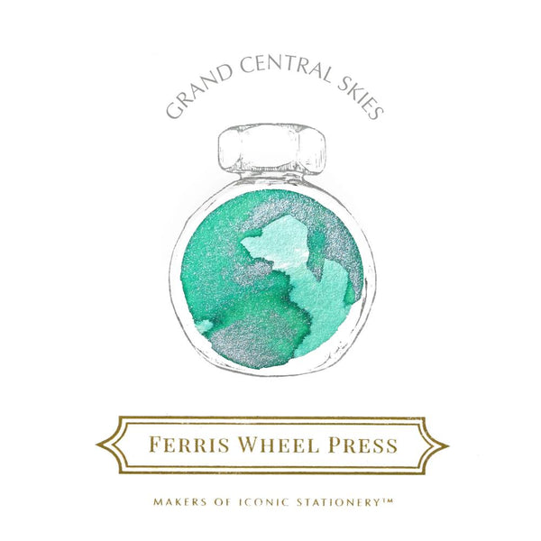 Ferris Wheel Press Bottled Ink - 38ml Grand Central Skies