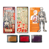 Kikkerland Stamp Set - Anatomy