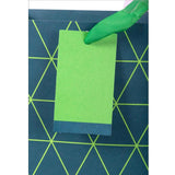 Paper Trendz Geometric Teal Gift Bag - Large