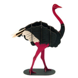 Fridolin 3D Animals Paper Model - Ostrich