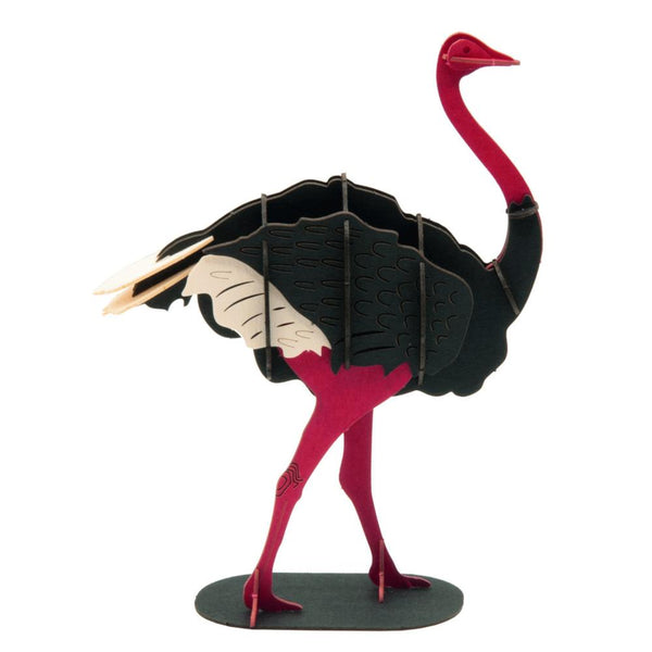 Fridolin 3D Animals Paper Model - Ostrich