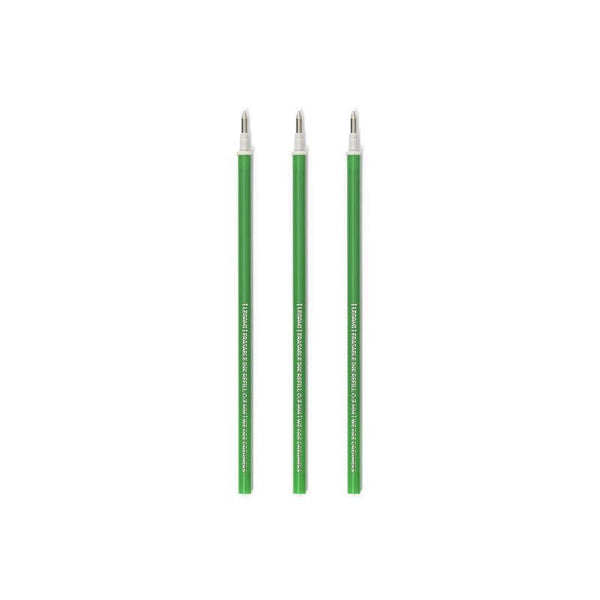 Legami Erasable Gen Pen Refills 3pk Green
