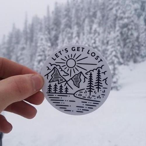 Stickers Northwest Vinyl Sticker - Let's Get Lost