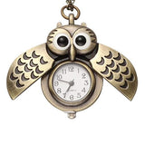 Zojie Pendant Watch - Owl, Gold
