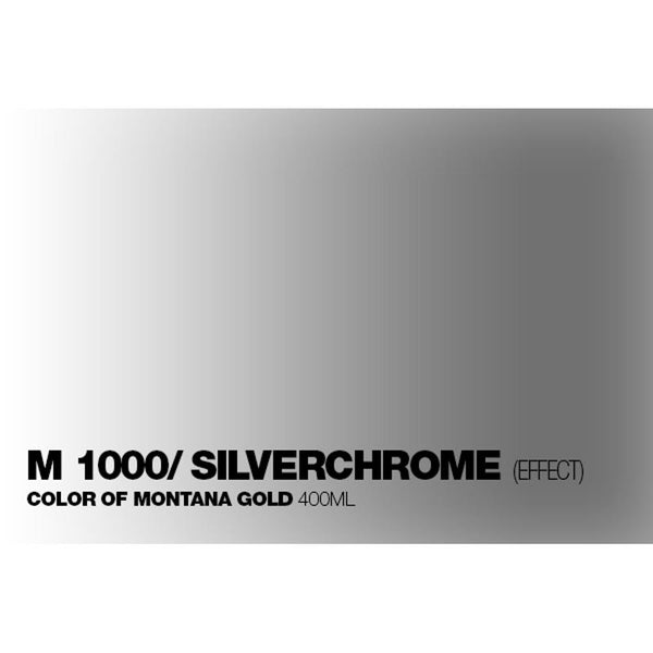 Montana GOLD 400mL Spray Paint - Silverchrome