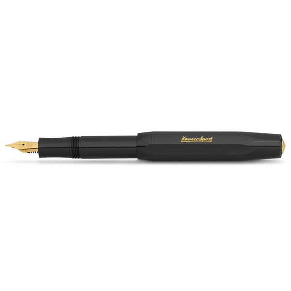 Kaweco Classic Sport Fountain Pen, Black, Medium Nib