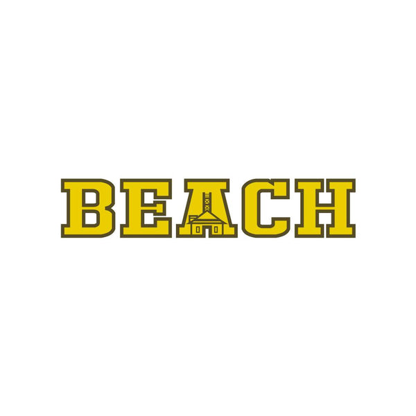 BEACH Sticker - Boardwalker
