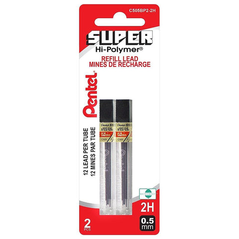 Pentel Refill Leads 0.5mm 2H
