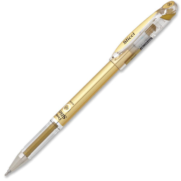 Pentel Slicci Gel Roller Pen 0.8mm Gold
