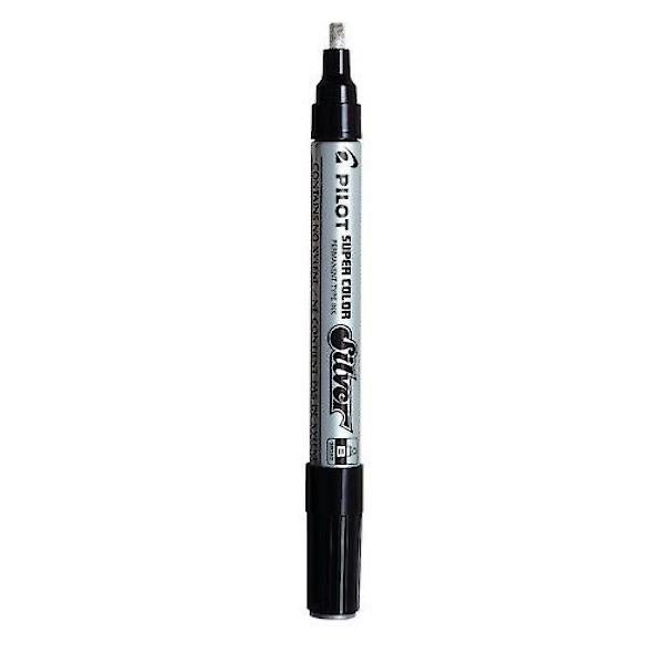 Acrylic Marker Metallic Color Metal Paint Pen Black Pilot Super