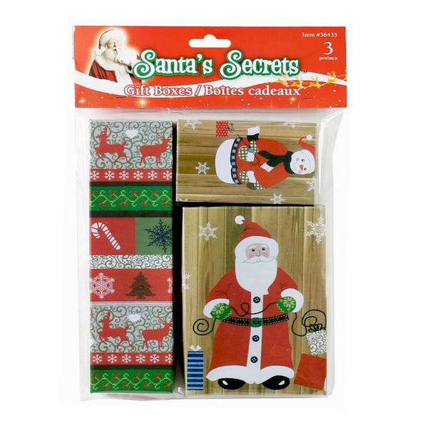 Christmas Jewellery Gift Boxes 3pc Set
