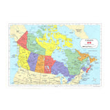 M. Ruskin Laminated Placemat Map of Canada