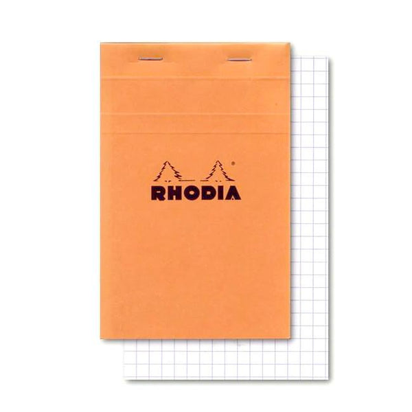 Rhodia #13 Grid Notepad - Orange