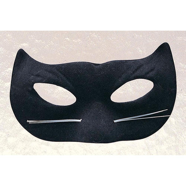 Rubies Velour Black Cat Eye Mask