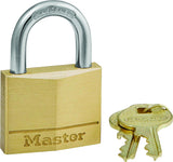 Midoco.ca: Masterlock Padlock Solid Brass w/ Key
