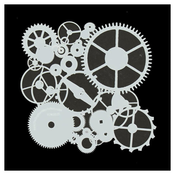 The Crafters Workshop Stencil - 6"x6" Gears