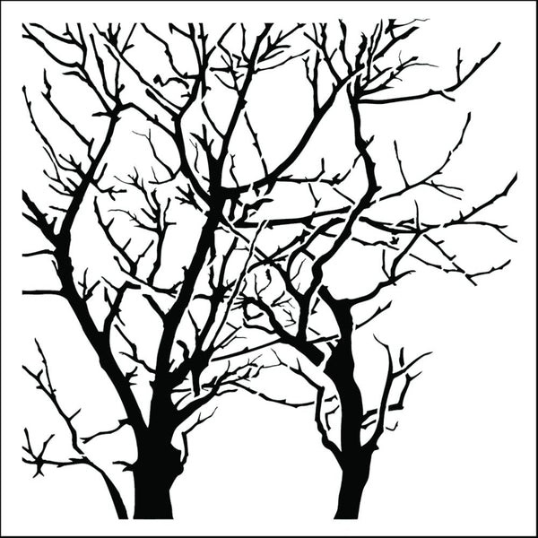 The Crafters Workshop Stencil - 12"x12" Branches