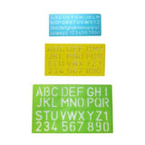 Selectum Letters & Numbers Stencil Set 3pk