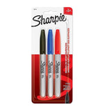 Sharpie Marker Set, Fine Assorted 3pk