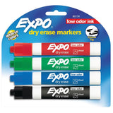 Expo Dry Erase Marker Set, Chisel Tip 4pk