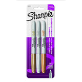 Sharpie Marker Set, Fine Metallic 3pk