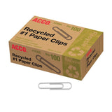 Midoco.ca: Acco Recycled Paperclips #1 100/box