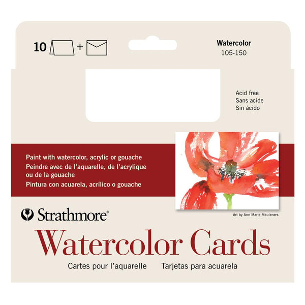 Strathmore Creative Cards 5x6.875" - Watercolour 10 pack