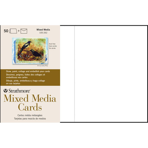 Strathmore Creative Cards 5x6.875" - Mixed Media 50pk