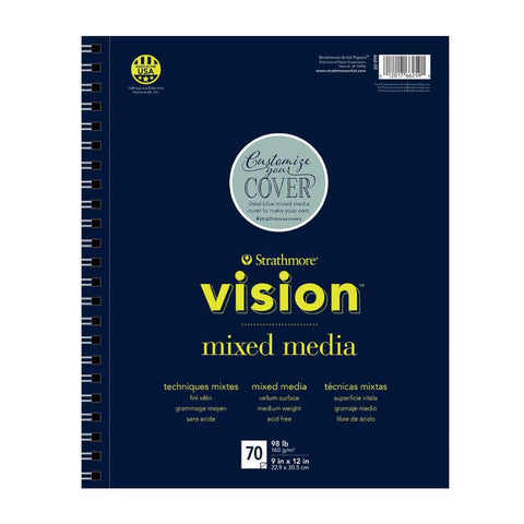 Strathmore Vision Mixed Media Book, 9x12"