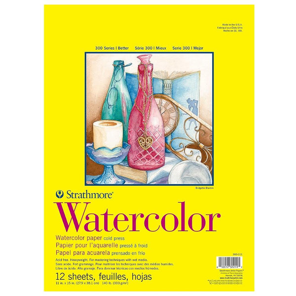 Strathmore 300 Series Watercolour Pad 11x15"