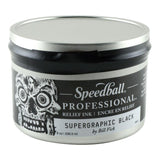 Speedball Professional Relief Ink Black 8oz