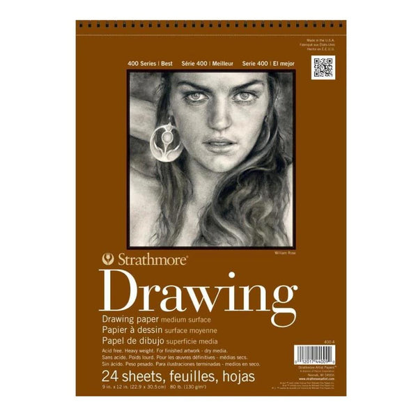 Strathmore 400 Series Drawing Paper 9x12" Pad